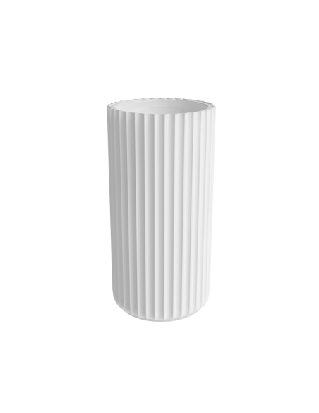 Flaminia Monosettecento Wall-mounted ceramic column washbasin