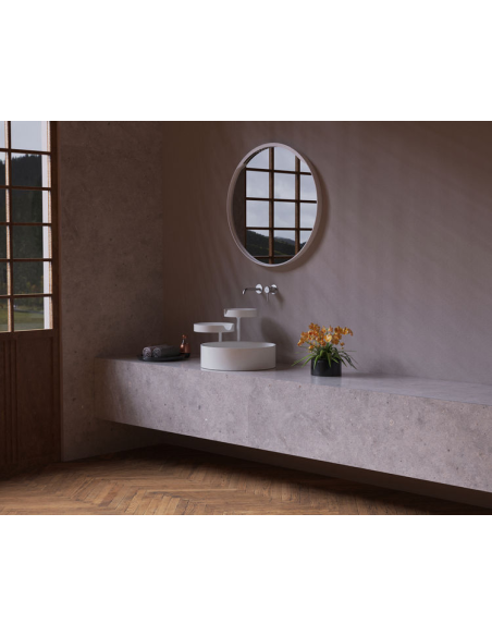 Flaminia Taki Countertop washbasin with 3 ceramic basins