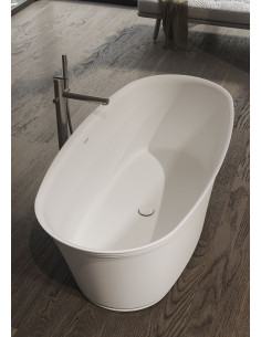 Kinedo Iconik 04 Freestanding Bathtub 170x80 in Mineral Composite