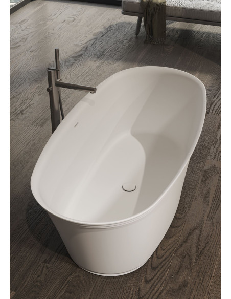 Kinedo Iconik 04 Freestanding Bathtub 170x80 in Mineral Composite