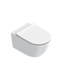 Catalano Sfera 55 Wall-hung sanitary ware, Silentech toilet, slim slow-closing toilet seat