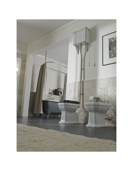 Sbordoni Romana Bidet floor standing retro style white