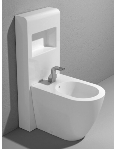 Flaminia Niagara Back to wall Bidet Complement with Shelf