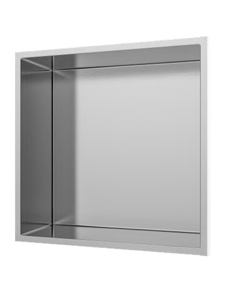 Stainless Steel Shower Niche 30 cm Built-in