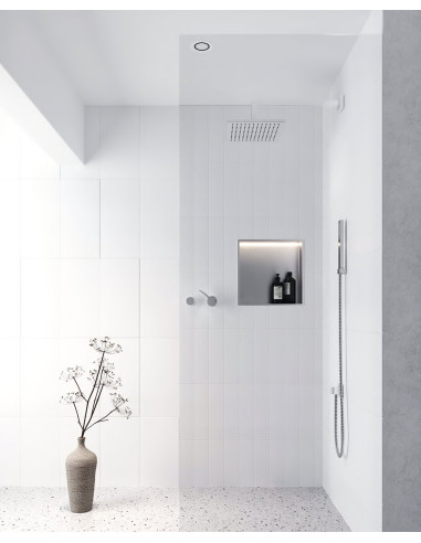 Stainless Steel Shower Niche 30 cm Built-in