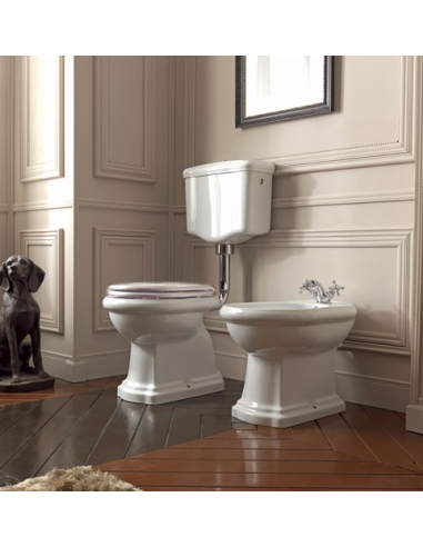 Kerasan Retrò Traditional WC with cistern and toilet seat