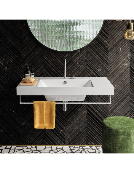 Catalano Zero washbasin 100x50 cm with side shelves