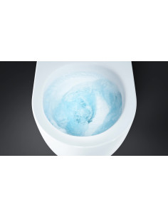 Geberit Acanto TurboFlush wall-hung toilet with bidet and toilet seat