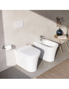Ideal Standard La Dolce Vita Back to wall sanitary ware, toilet, bidet and soft close toilet seat