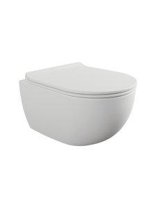 Flaminia MiniApp LATTE Goclean toilet and slim slow-closing toilet seat