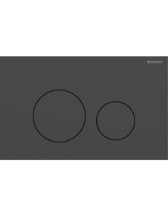 Flush Plate Geberit Sigma40 Round matte black 115.628.14.1