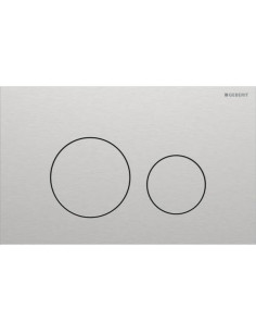 Flush Plate Geberit Sigma40 Round brushed 115.628.FW.1