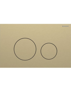 Flush Plate Geberit Sigma40 Round brushed brass 115.628.QF.1
