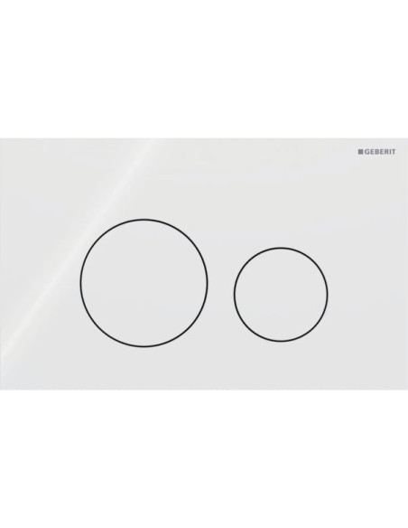 Flush Plate Geberit Sigma40 Round white 115.628.SI.1