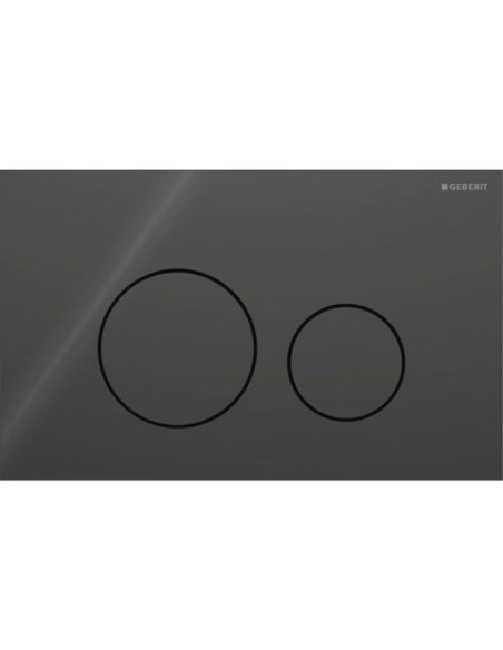 Flush Plate Geberit Sigma40 Round black 115.628.SJ.1