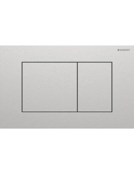 Flush Plate Geberit Sigma40 Square brushed 115.629.FW.1