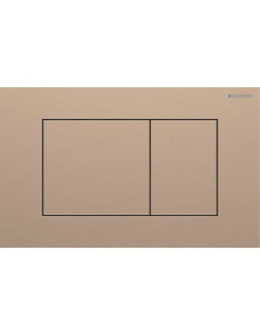 Flush Plate Geberit Sigma40 Square brushed red gold 115.629.QB.1