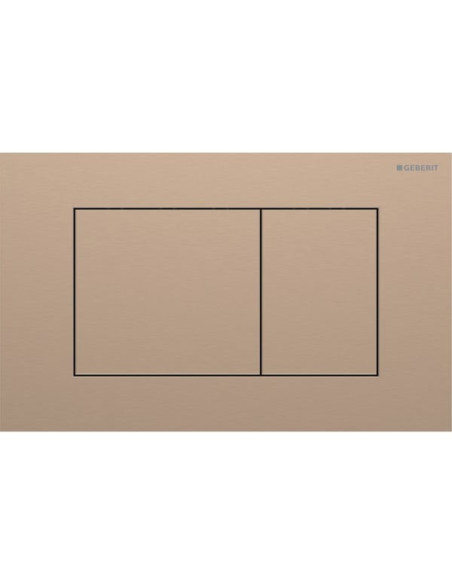 Flush Plate Geberit Sigma40 Square brushed red gold 115.629.QB.1