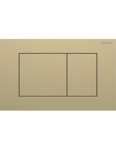 Flush Plate Geberit Sigma40 Square brushed brass 115.629.QF.1