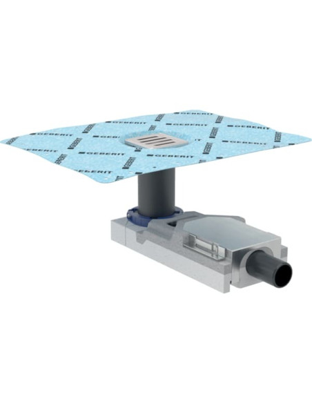 Geberit Floor Shower Siphon, for screed height flush with drain funnel 65–90 mm