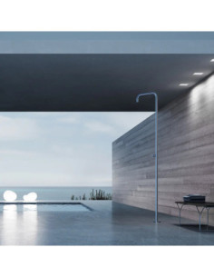 Aquaelite Freestanding Outdoor Shower Column ø 35 mm in Stainless Steel 316L   CL028E