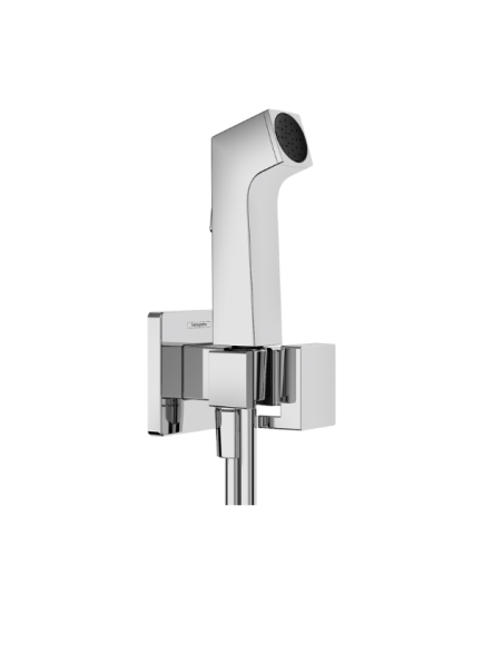 Hansgrohe 1jet S EcoSmart Cold Water Bidet Shower with Porter Set and 125 cm Shower Hose
