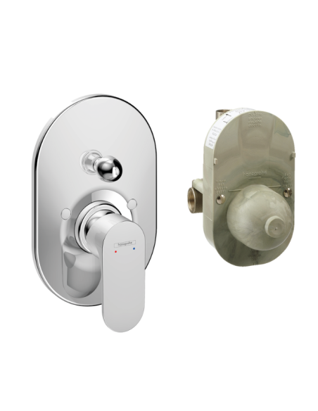 Hansgrohe Rebris S 2-Way Built-In Sink, Bidet, and Shower Faucet Set