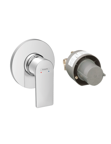 Hansgrohe Rebris E Single-Way Concealed Sink, Bidet, and Shower Faucet Set
