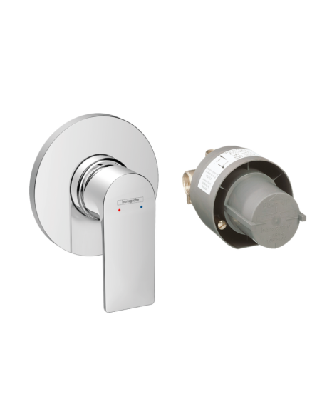 Hansgrohe Rebris E Single-Way Concealed Sink, Bidet, and Shower Faucet Set
