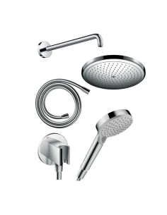 Hansgrohe Logis Showerhead and Hand Shower Kit