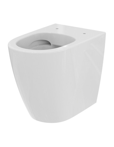 Ideal Standard I.LIFE O back-to-wall sanitary ware, Hydrotwist toilet, bidet, and soft-closing toilet seat