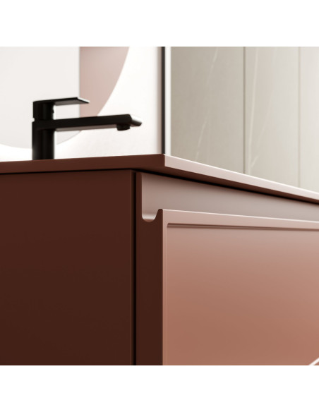 copy of Arbi mobile bagno Decor11 Laccato Foresta opaco L 170 x P 50 cm