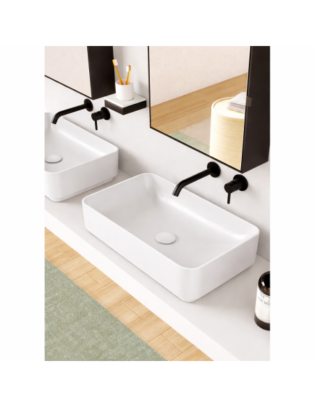 Ceramica Cielo Mare – Rectangular Countertop Washbasin 60x38 cm