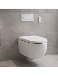 Geberit AquaClean Alba wall-hung toilet with bidet function
