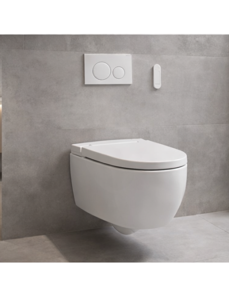 Geberit AquaClean Alba wall-hung toilet with bidet function