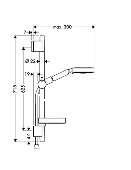quaranta-ceramiche-asta-saliscendi-hansgrohe