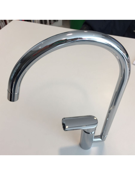 Miscelatore per lavello con bocca girevole Fizzy cromato