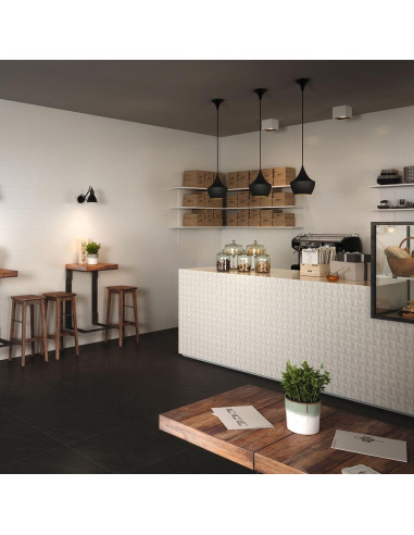 COVER MARAZZI ABSOLUTE WHITE STRUCTURE CUBE SAT 25X76