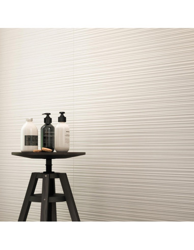 COVER MARAZZI ABSOLUTE WHITE FIBER 3D SAT 25X76