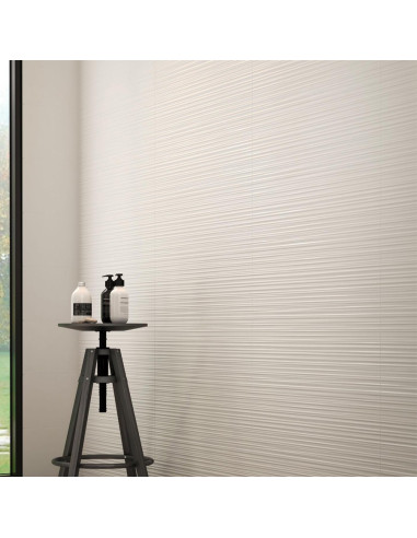 COVER MARAZZI ABSOLUTE WHITE FIBER 3D SAT 25X76