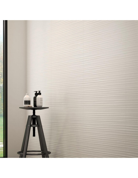 COVER MARAZZI ABSOLUTE WHITE FIBER 3D SAT 25X76