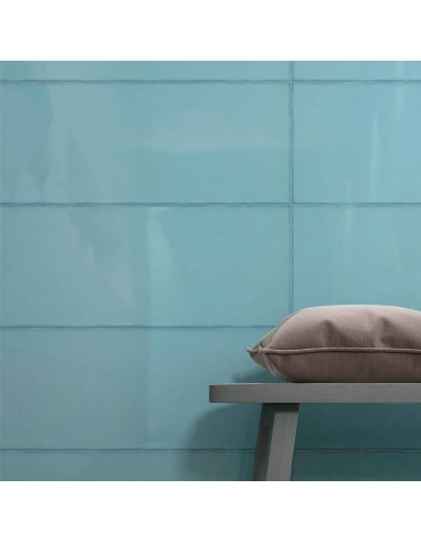  MARAZZI POTTERY TURQUOISE 25X76