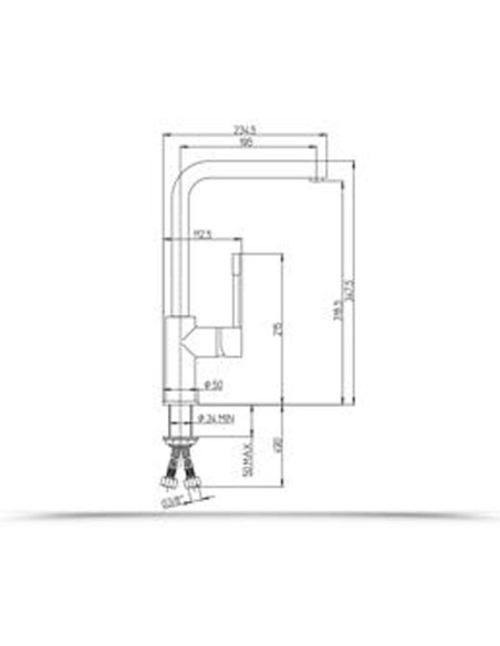 Paini Cox miscelatore monocomando lavello
