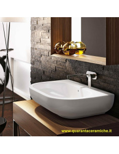 Flaminia Pass lavabo sospeso o da appoggio cm 72
