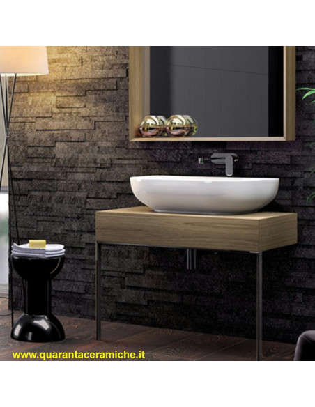 Flaminia Pass lavabo sospeso o da appoggio cm 72