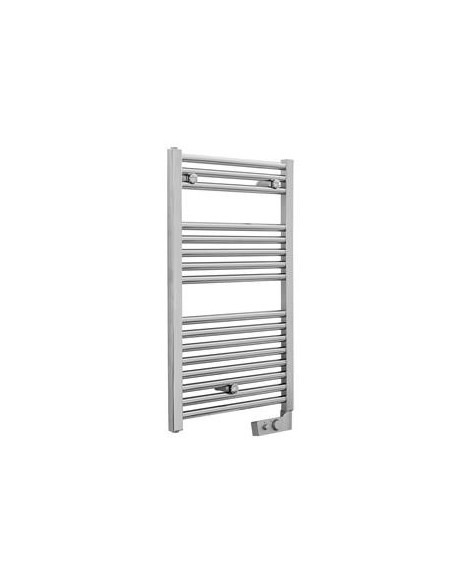 Termoarredo elettrico Lazzarini Cortina cromato con termostato 842x500