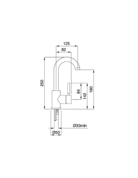 Bugnatese Kobuk kit miscelatore monocomando lavabo e bidet
