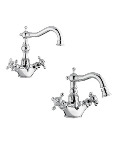 Bugnatese Arcadia kit monoforo lavabo e bidet