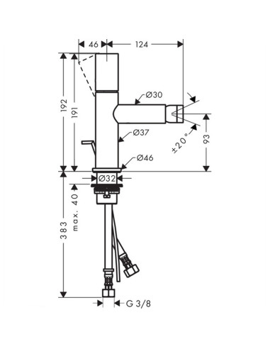 Hansgrohe Talis miscelatore monocomando per lavabo 80
