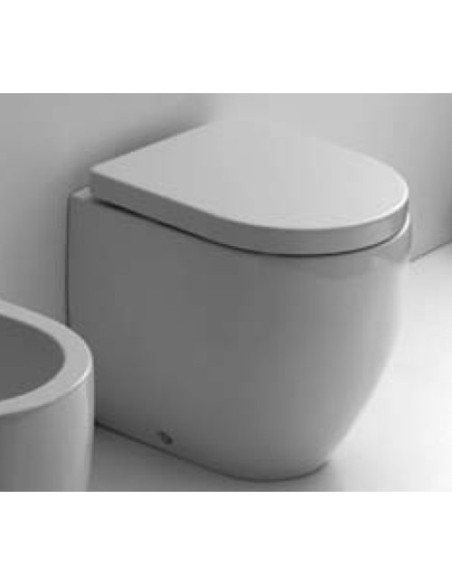 Sanitari sospesi Cielo Cubika vaso bidet e coprivaso rallentato